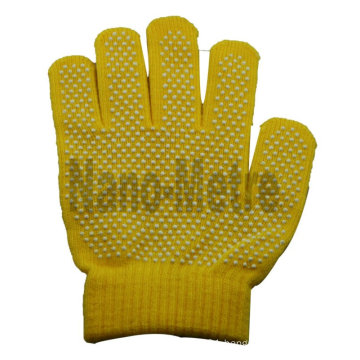 NMSAFETY pvc dots on coton gloves